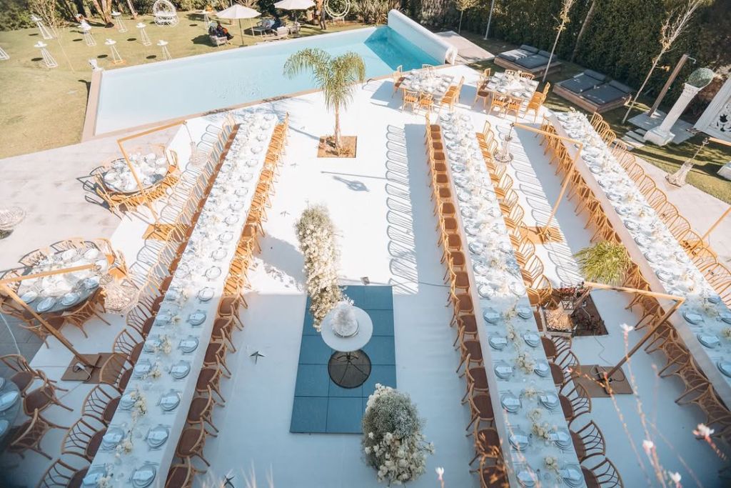 Vila Cerrado das Fontainhas - Vista aérea piscina